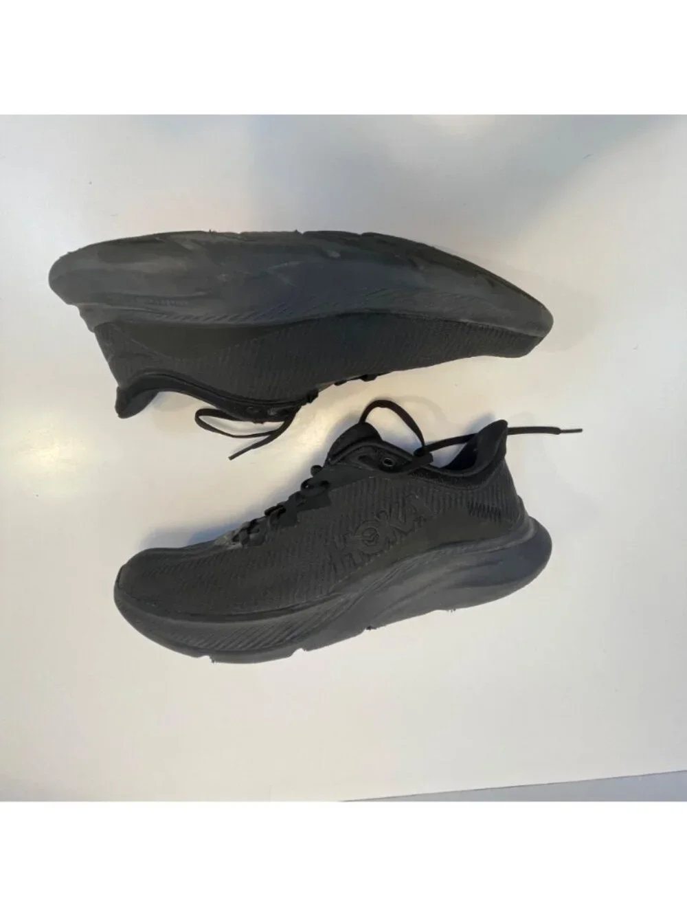 Hoka Men's Black Solimar Wide Sneakers, Size 10 2E